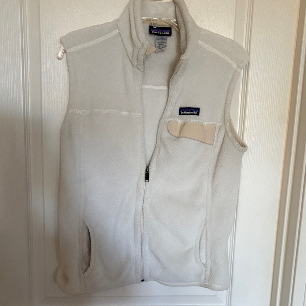 Patagonia Off-White Sherpa‎ Fleece Jacket